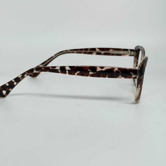 zenni eyeglasses women Brown Multicolor Tortoise Full Rim H18876 - Picture 4 of 7